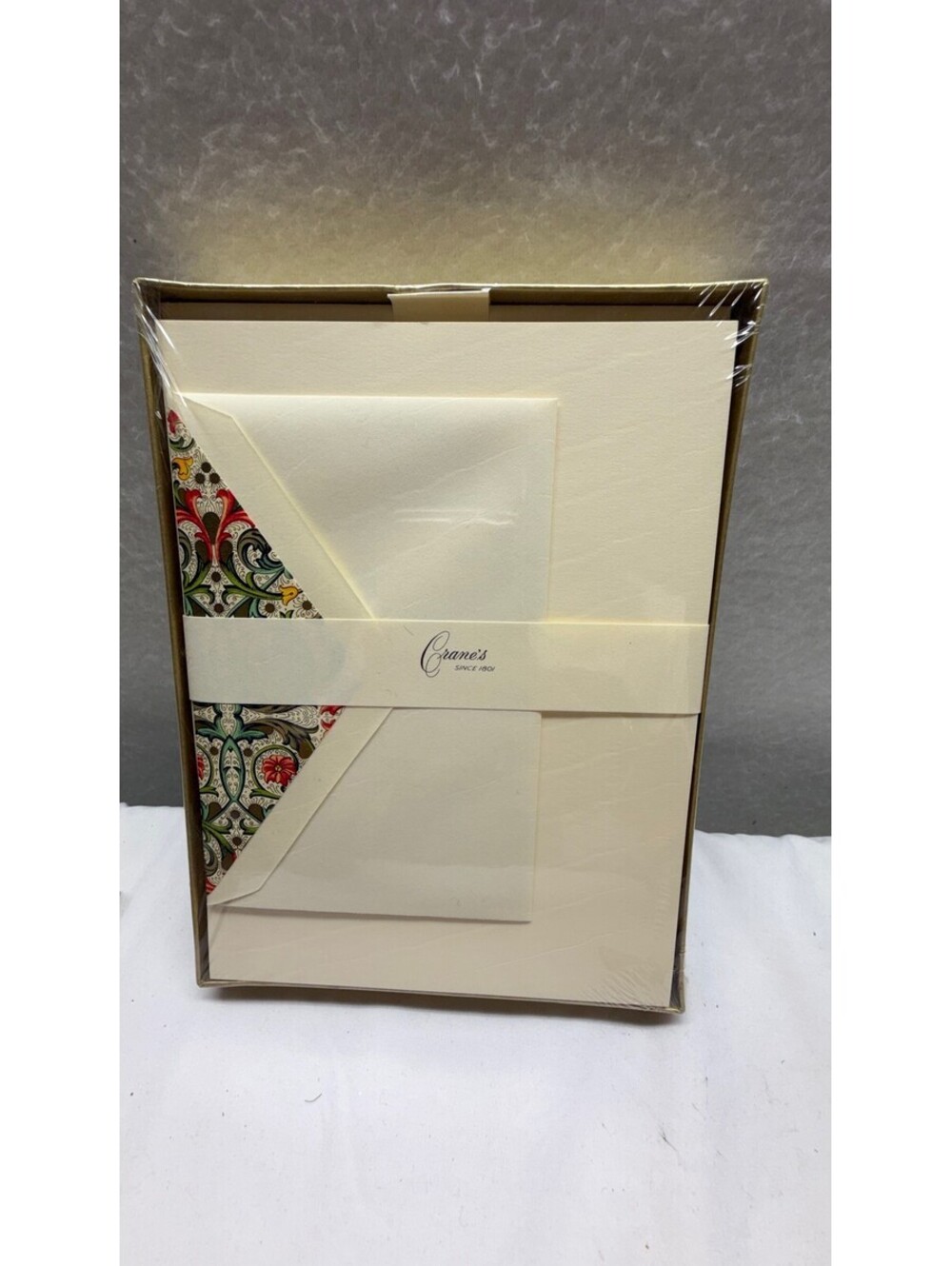 Crane's Stationery Set CH2516 Decorative Boxed Paper & Envelopes E-4 - Picture 4 of 7